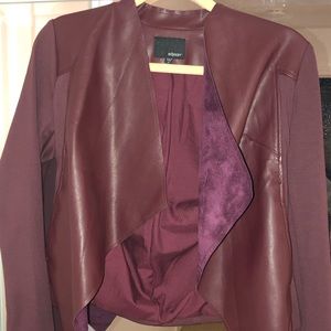 Suede/pleather jacket